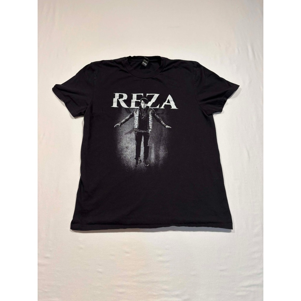 Reza Edge of Illusion Magician Graphic T-Shirt Black Mens Small District Tee